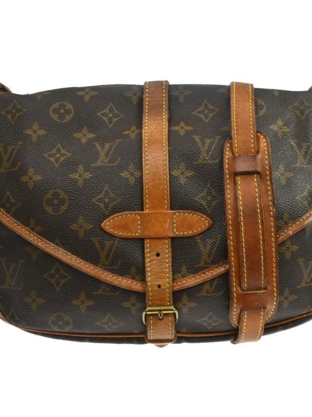LOUIS VUITTON MONOGRAM SAUMUR 30 SHOULDER BAG